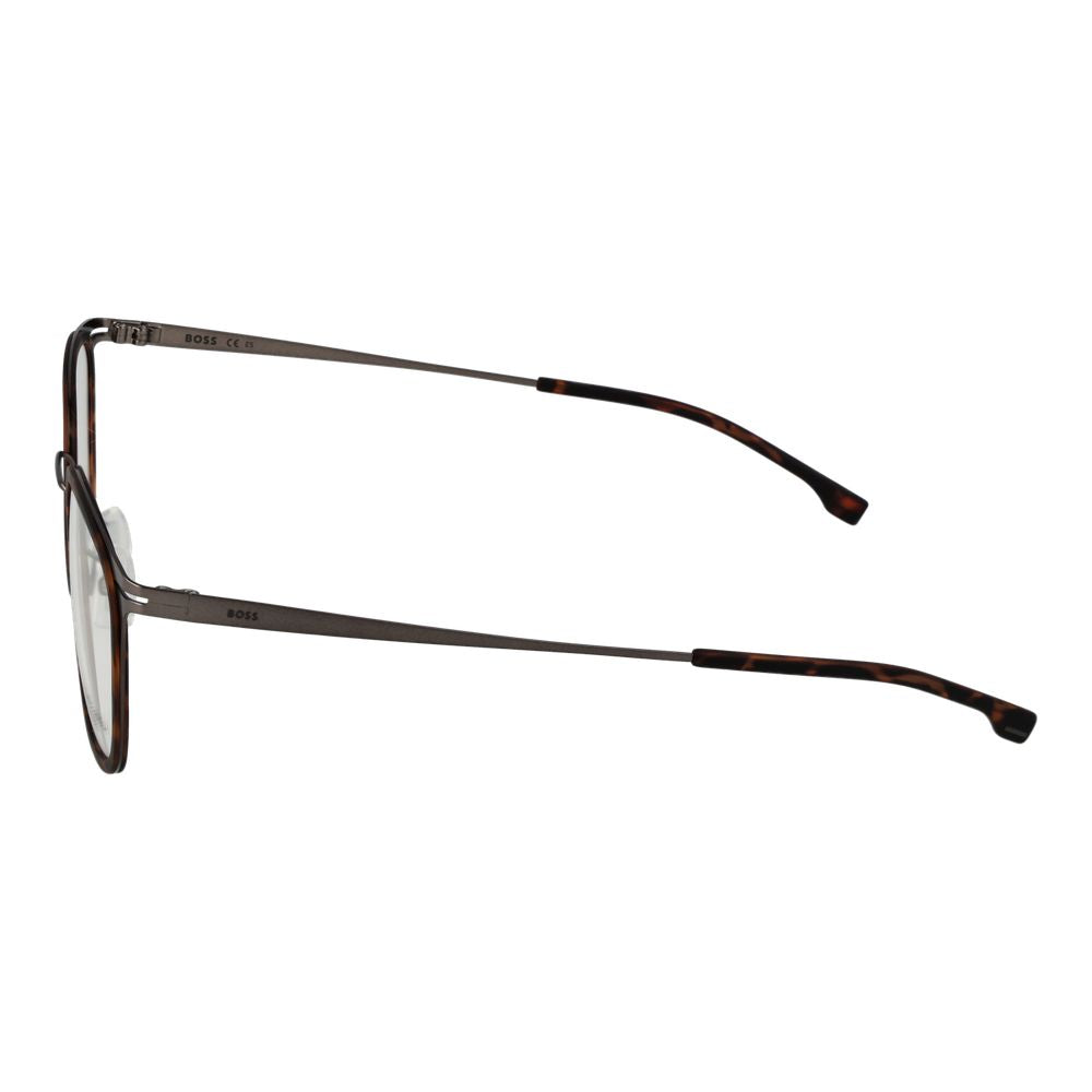Hugo Boss Brown Stainless Steel Glasses Frames