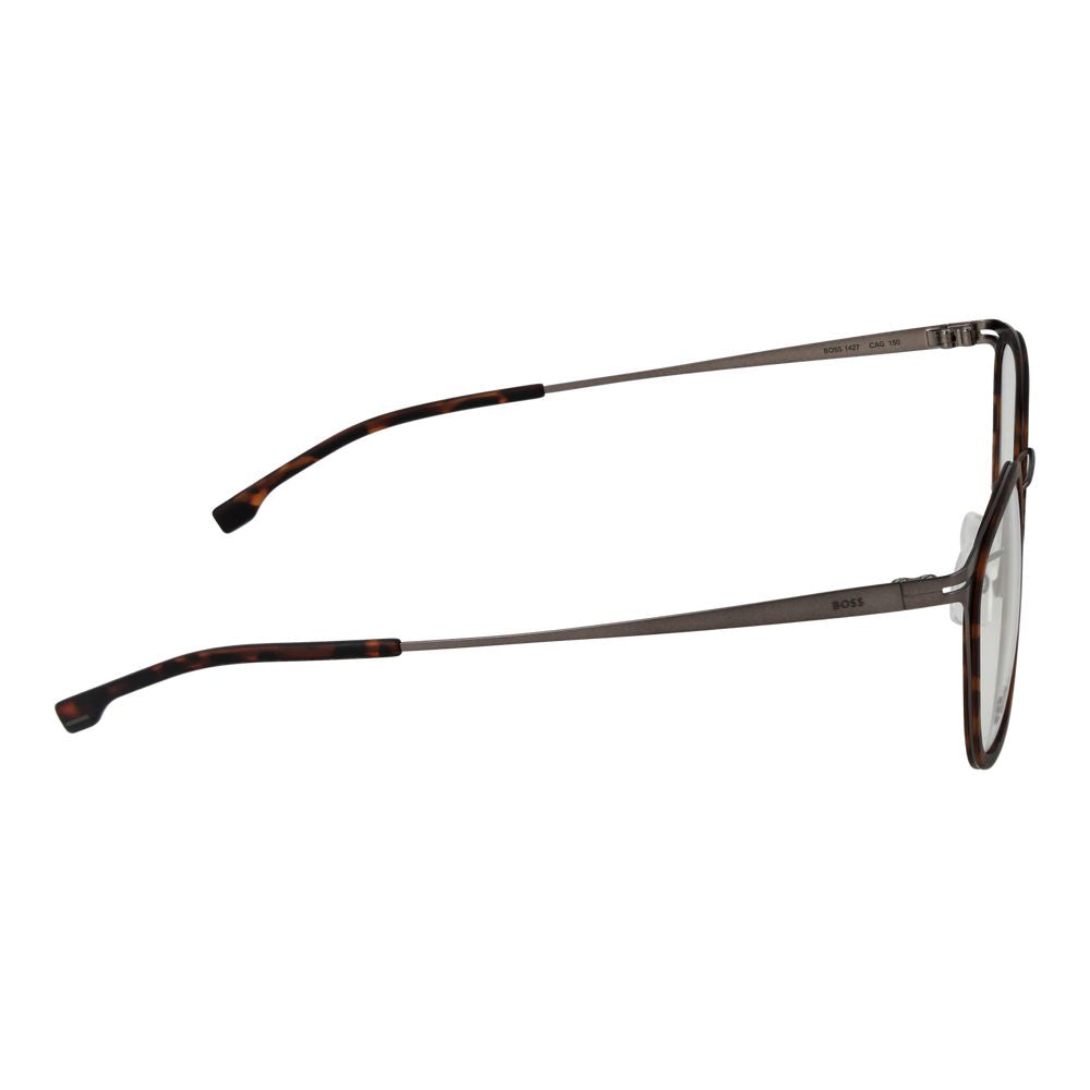 Hugo Boss Brown Stainless Steel Glasses Frames