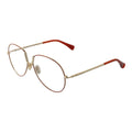 Max Mara Orange Metal Glasses Frames