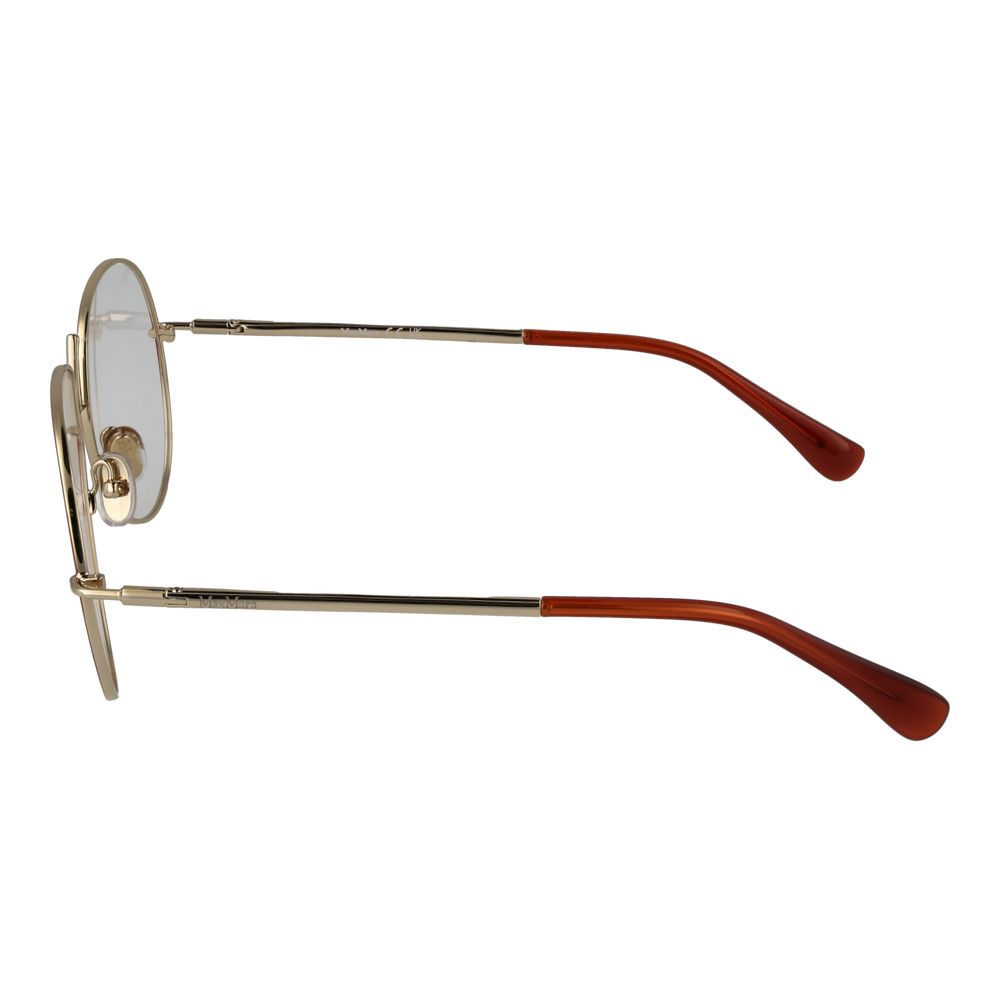 Max Mara Orange Metal Glasses Frames