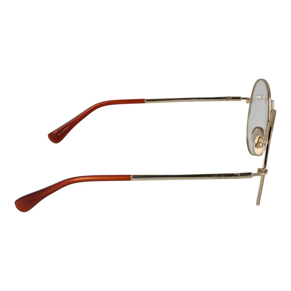 Max Mara Orange Metal Glasses Frames