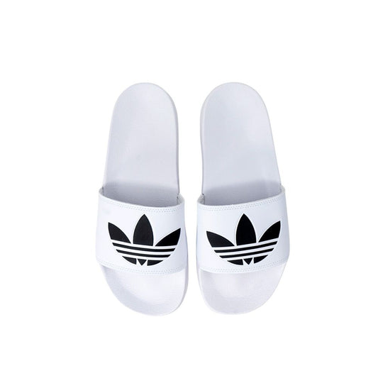 Adidas White Polyester Slipper Adidas