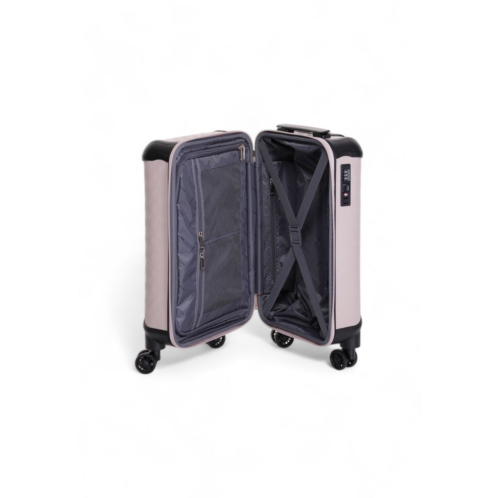 Guess Pink Polyethylene Luggage And Travel Guess