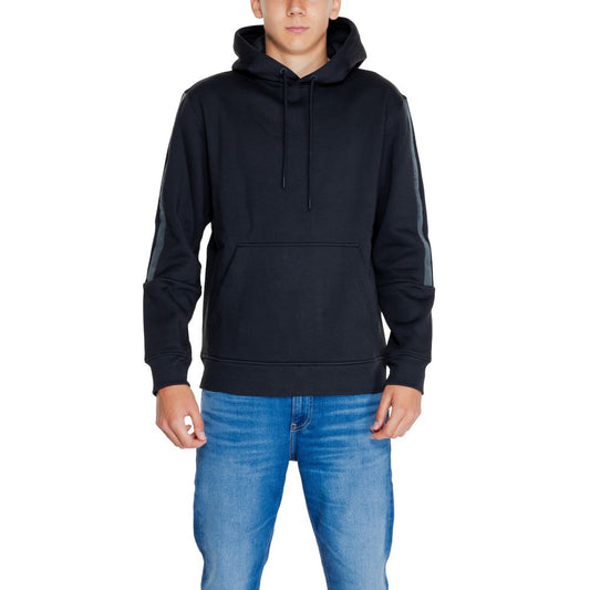 Calvin Klein Jeans Black Cotton Hoody Calvin Klein Jeans