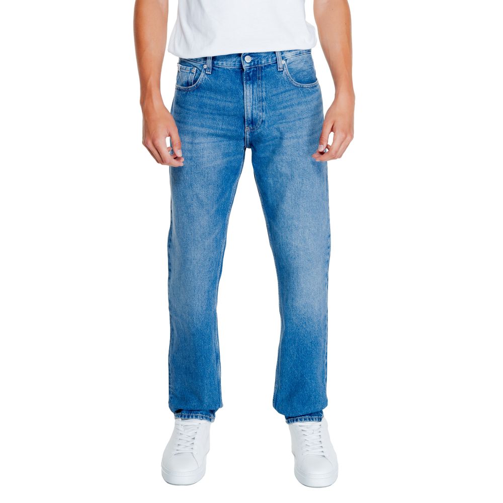 Calvin Klein Jeans Light Blue Cotton Relaxed Fit Jean Calvin Klein Jeans