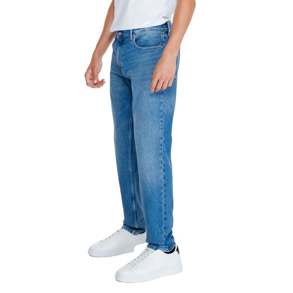 Calvin Klein Jeans Light Blue Cotton Relaxed Fit Jean Calvin Klein Jeans