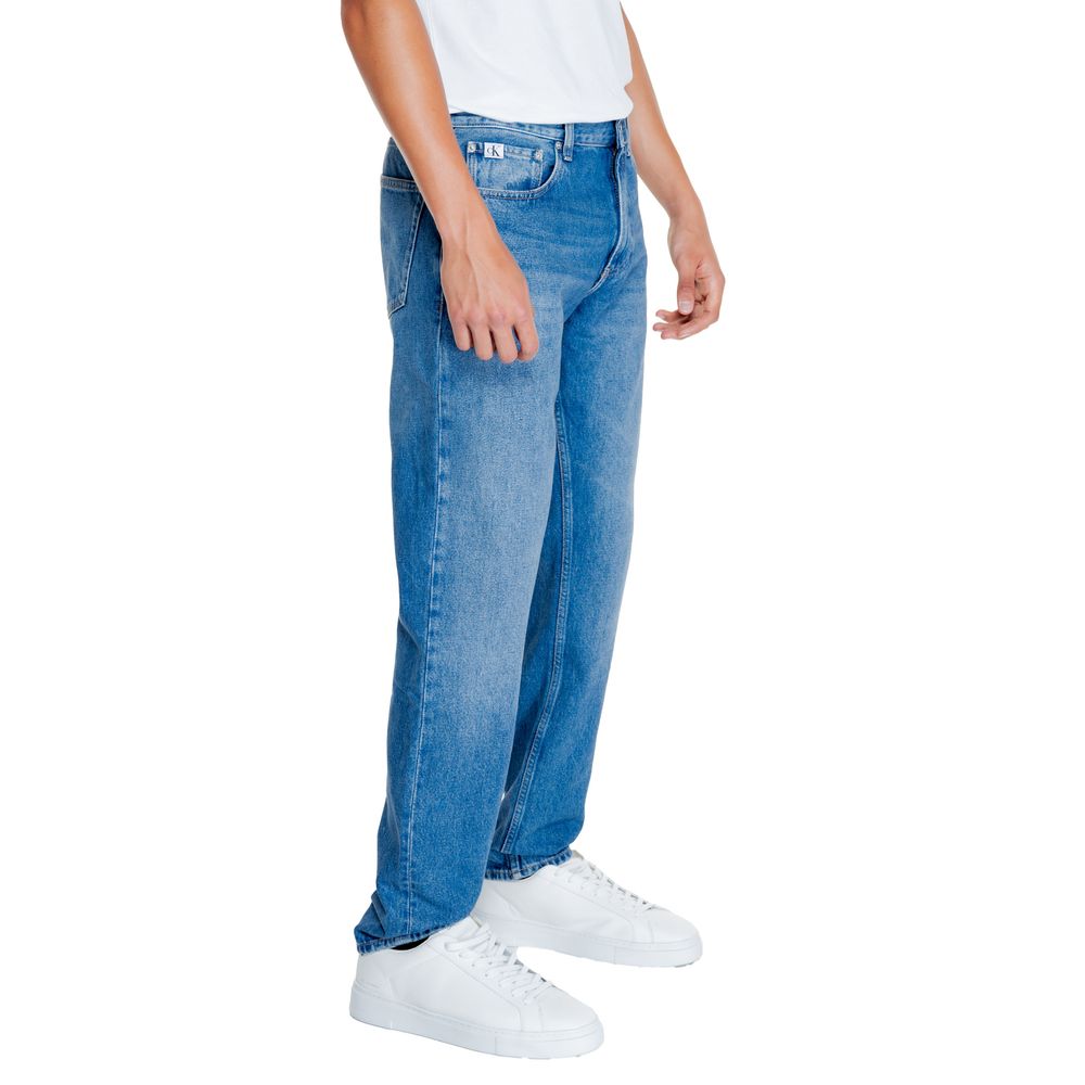 Calvin Klein Jeans Light Blue Cotton Relaxed Fit Jean Calvin Klein Jeans