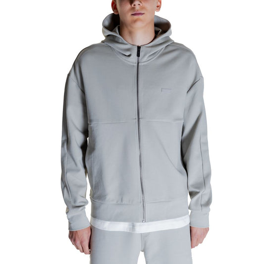 Calvin Klein Gray Cotton Hoody Calvin Klein