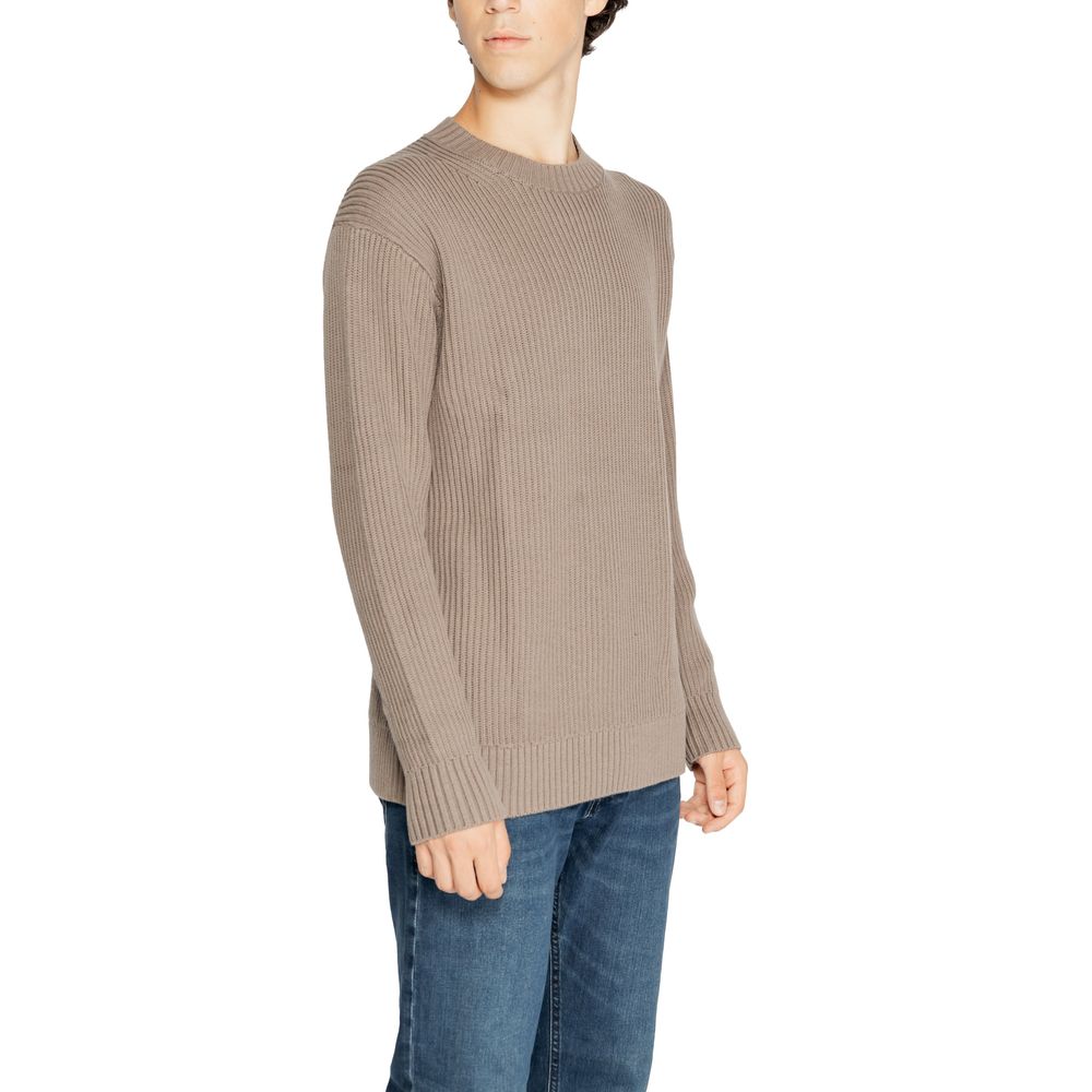 Calvin Klein Jeans Brown Organic Cotton Sweater Calvin Klein Jeans