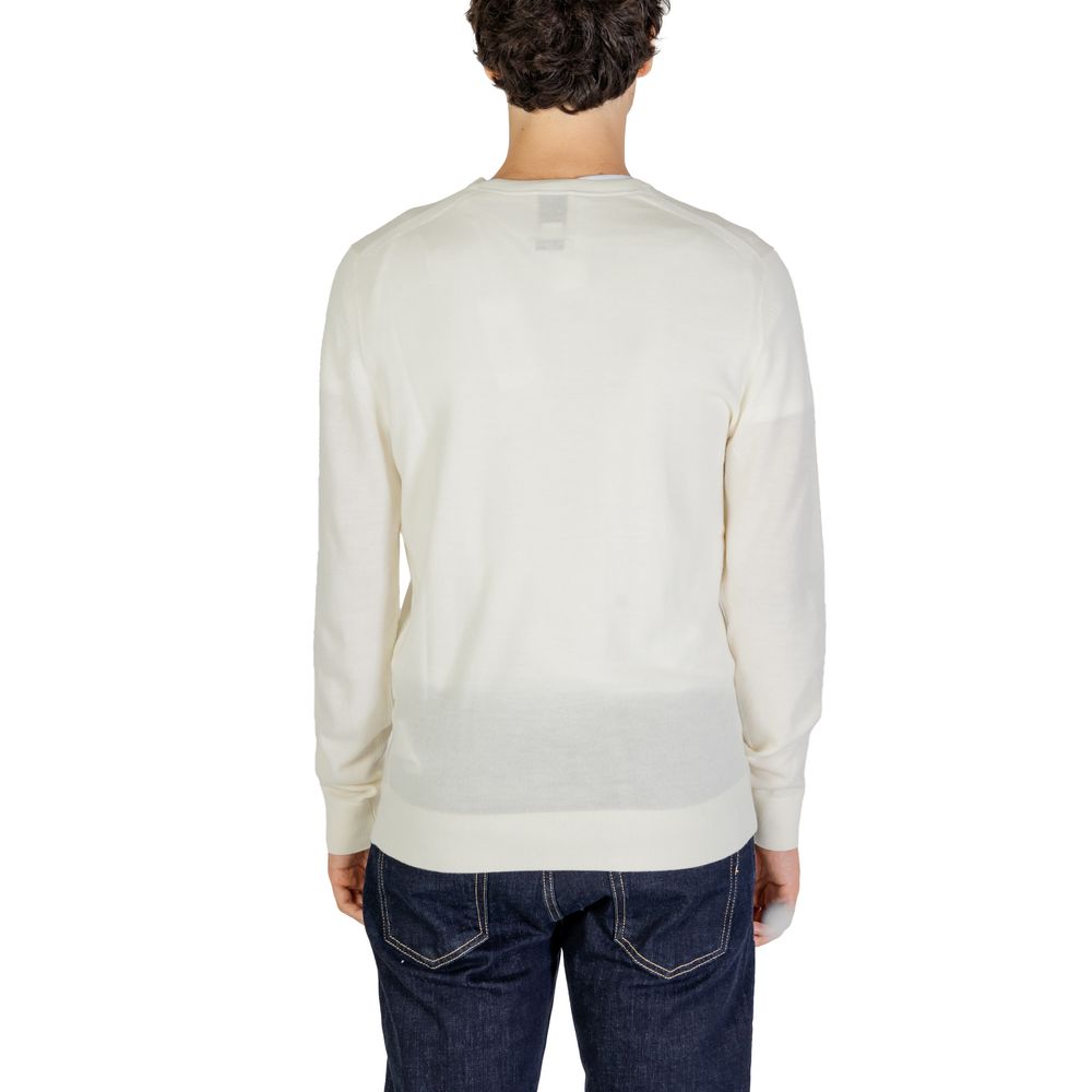 Calvin Klein Cream Recycled Wool Sweatshirt Calvin Klein