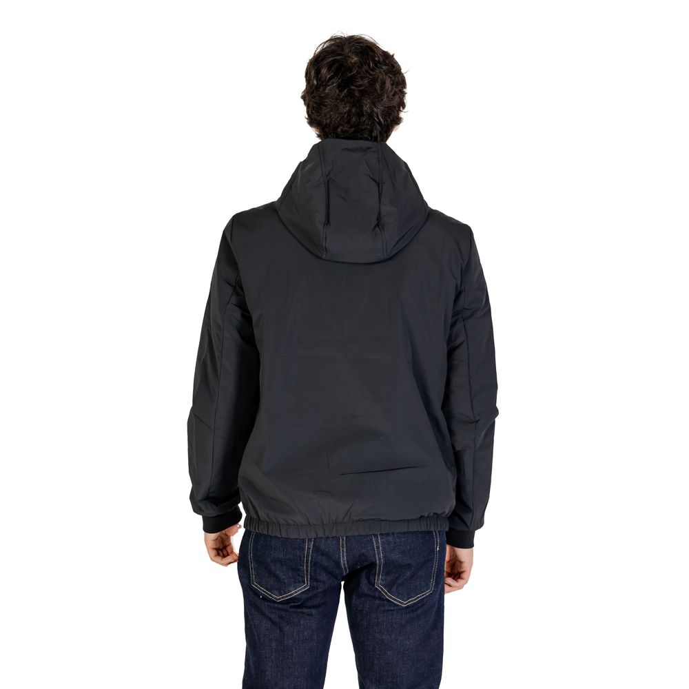 Calvin Klein Black Recycled Polyester Jackets & Coat Calvin Klein