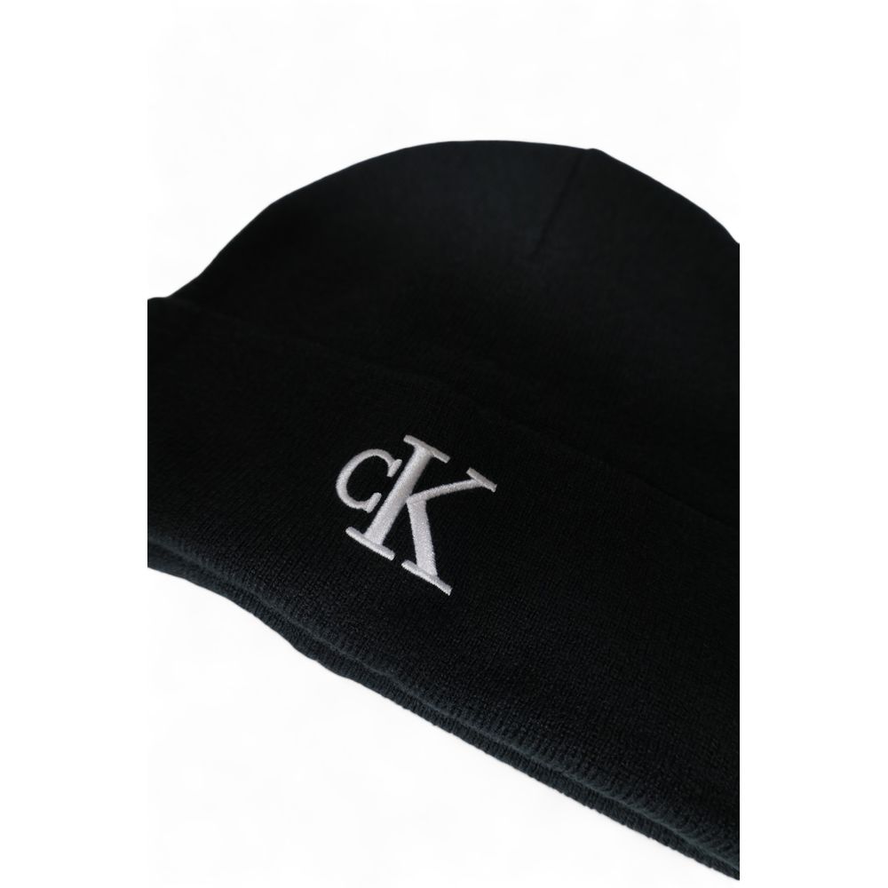 Calvin Klein Black Recycled Polyester Cap Baseball Hat