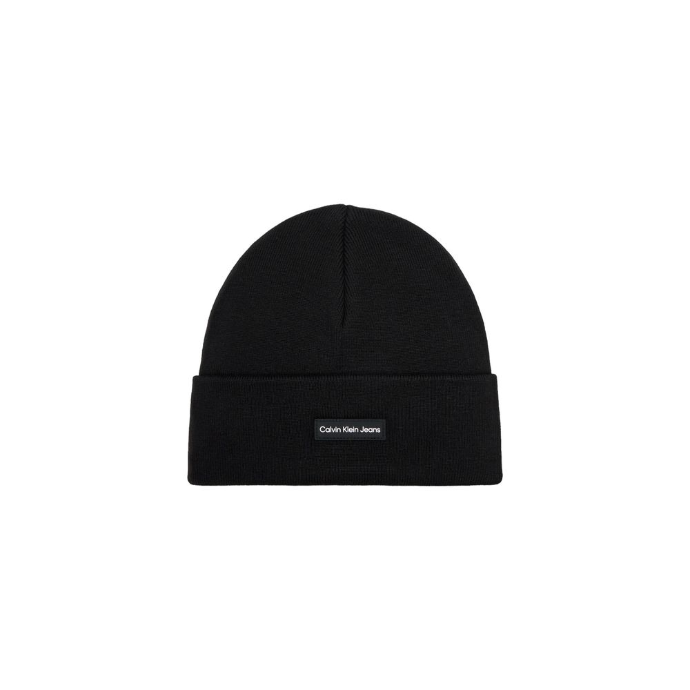 Calvin Klein Jeans Black Recycled Polyester Cap Baseball Hat