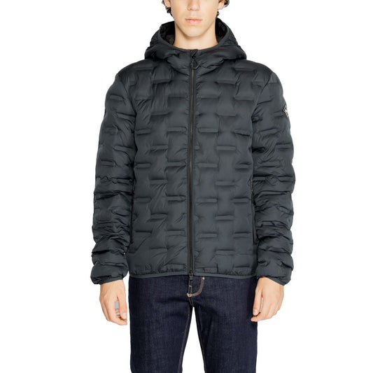 Replay Blue Polyester Jackets & Coat Replay