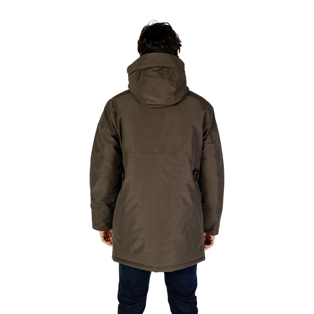 Replay Green Polyamide Parka Replay