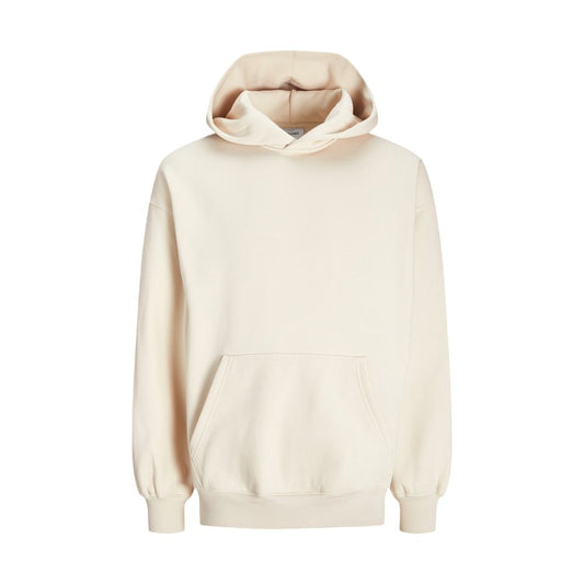 Jack Jones Beige Cotton Hoody Jack Jones