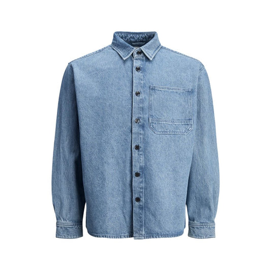 Jack Jones Light Blue Cotton Shirt Jack Jones