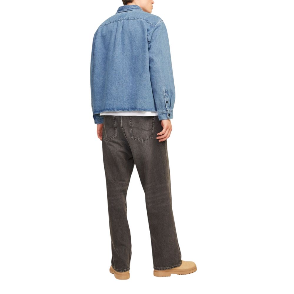 Jack Jones Light Blue Cotton Shirt Jack Jones