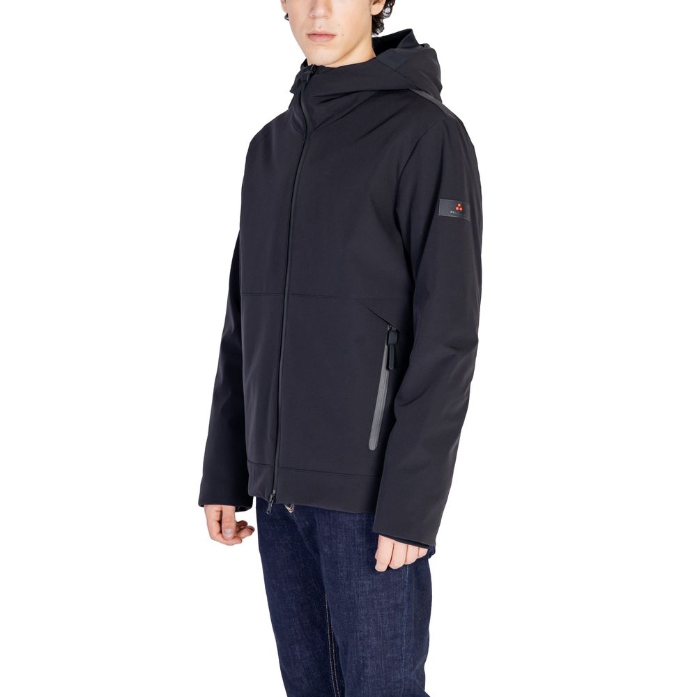 Peuterey Black Polyamide Jackets & Coat Peuterey