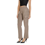 Vila Clothes Beige Viscose Cargo Pants