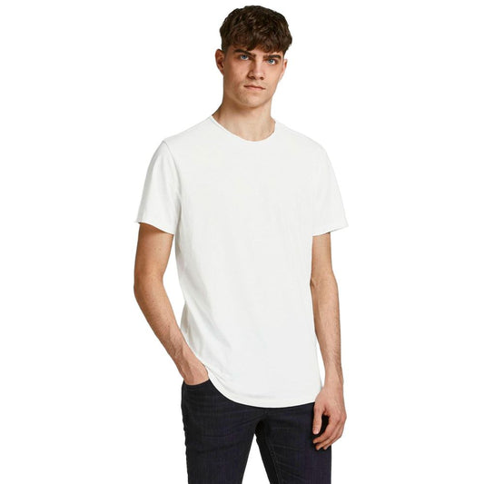 Jack Jones Cream Organic Cotton T-Shirt Jack Jones