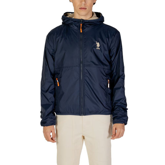 U.S. POLO ASSN. Blue Polyamide Jackets & Coat U.S. POLO ASSN.