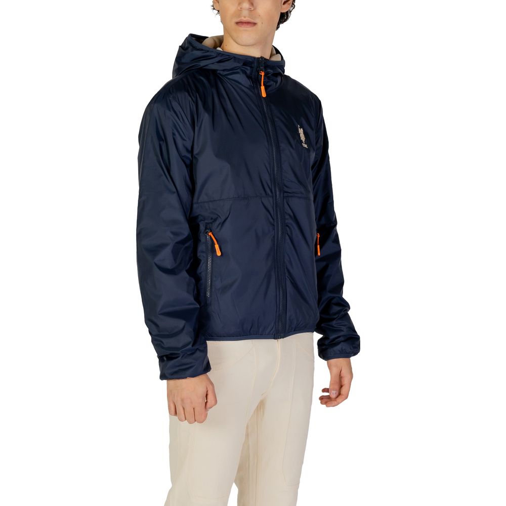 U.S. POLO ASSN. Blue Polyamide Jackets & Coat U.S. POLO ASSN.