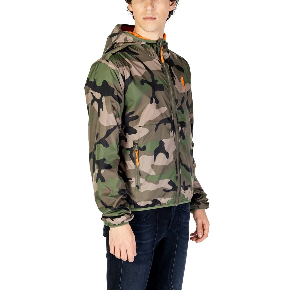 U.S. POLO ASSN. Green Polyamide Jackets & Coat U.S. POLO ASSN.