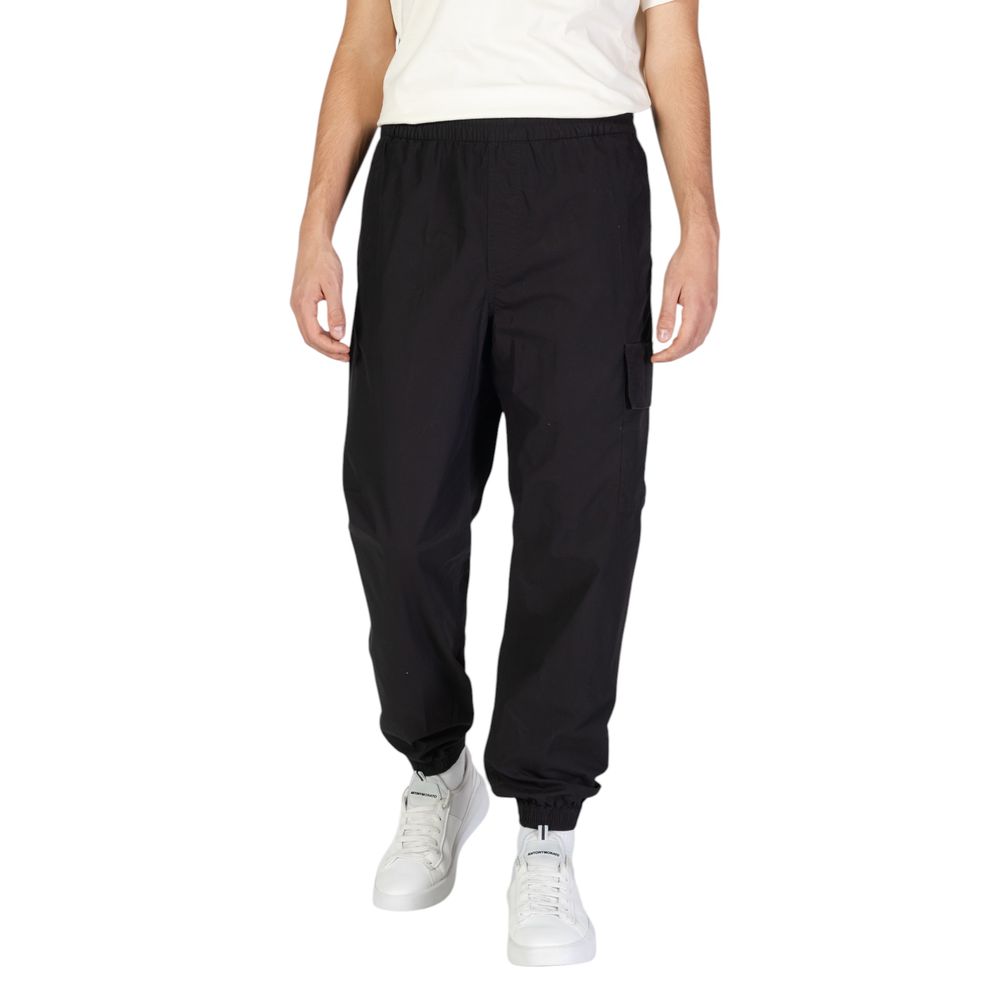 Calvin Klein Jeans Black Cotton Joggers Workout Pants