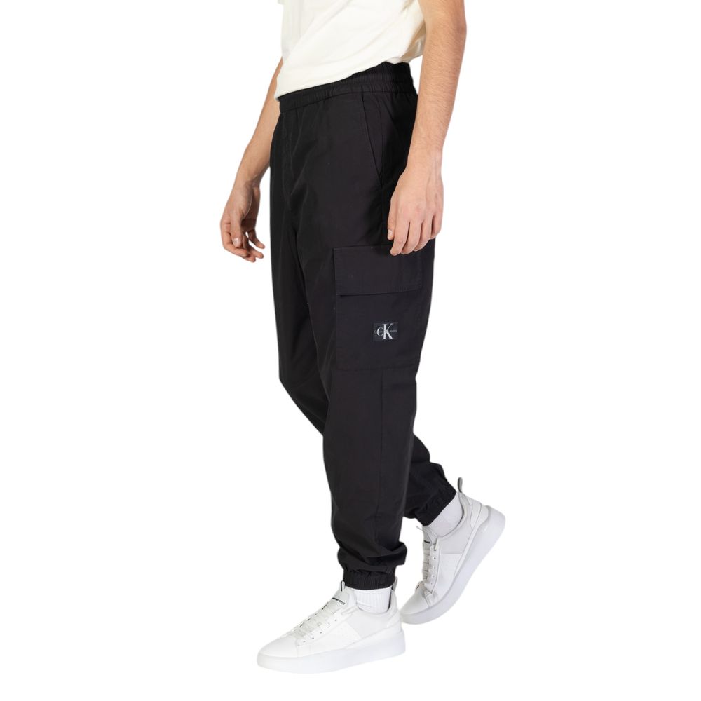 Calvin Klein Jeans Black Cotton Joggers Workout Pants