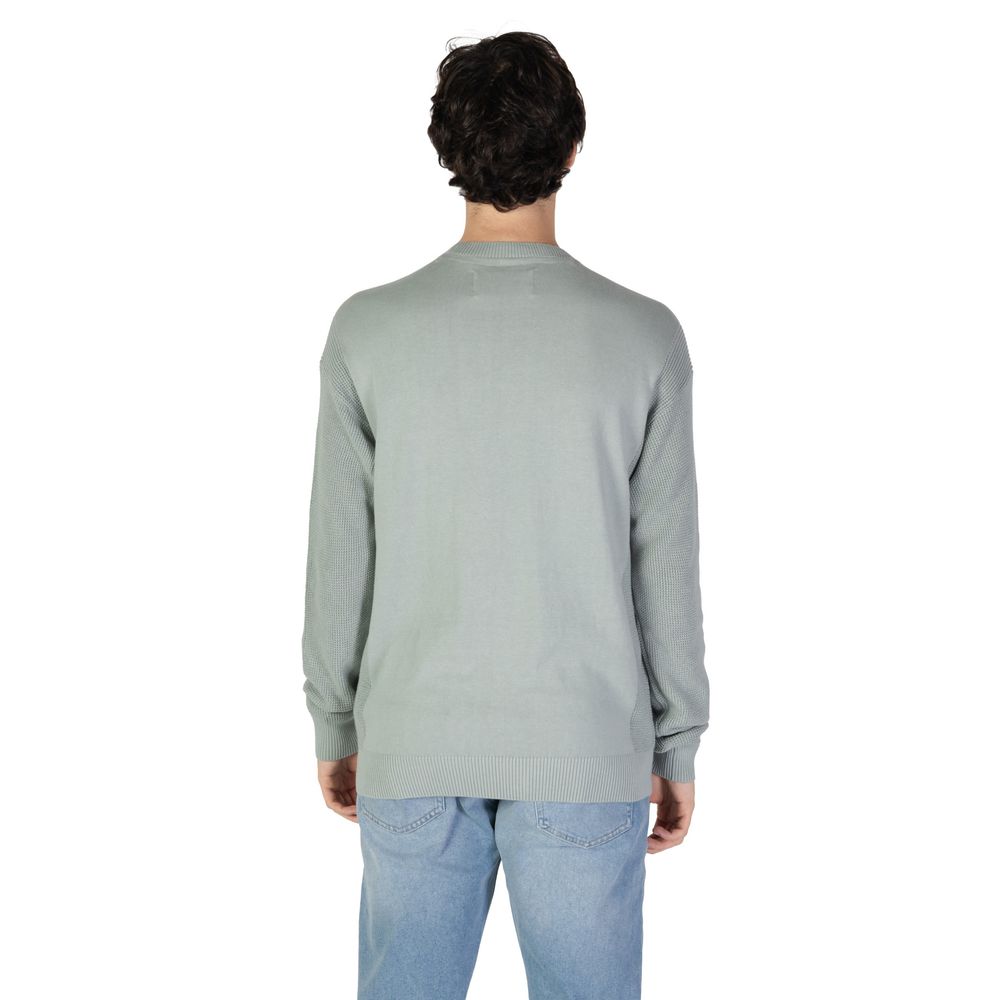 Calvin Klein Jeans Green Cotton Sweater Calvin Klein Jeans