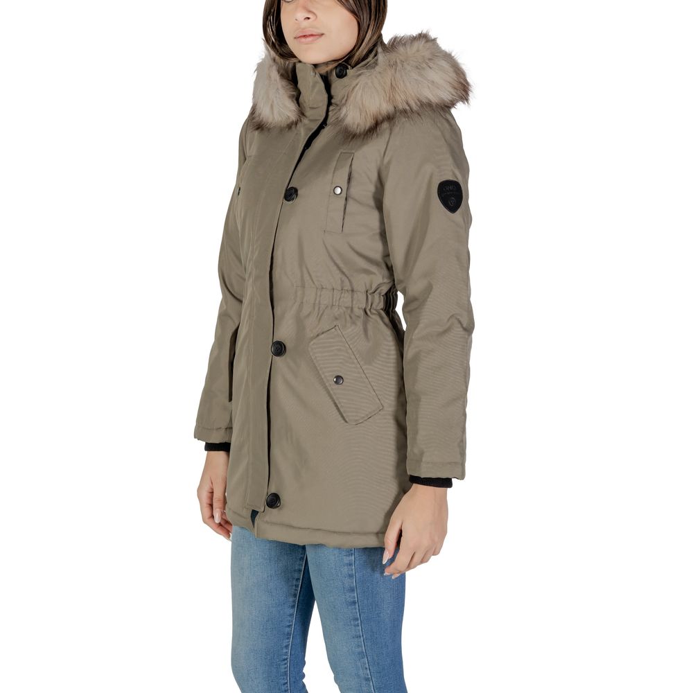 Only Green Polyester Parka Only