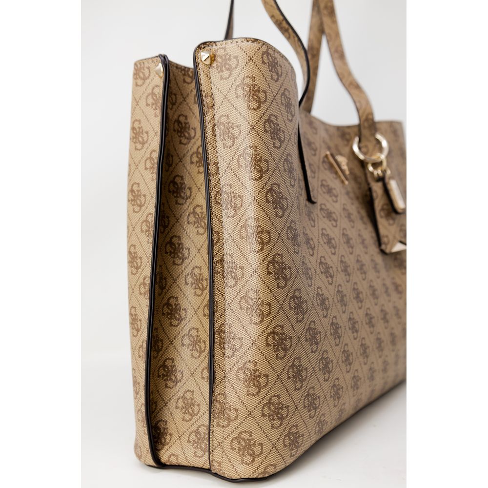 Guess Beige Polyethylene Handbag Guess