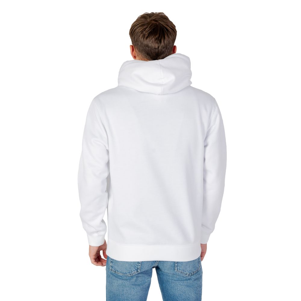 Calvin Klein Jeans White Cotton Hoody Calvin Klein Jeans