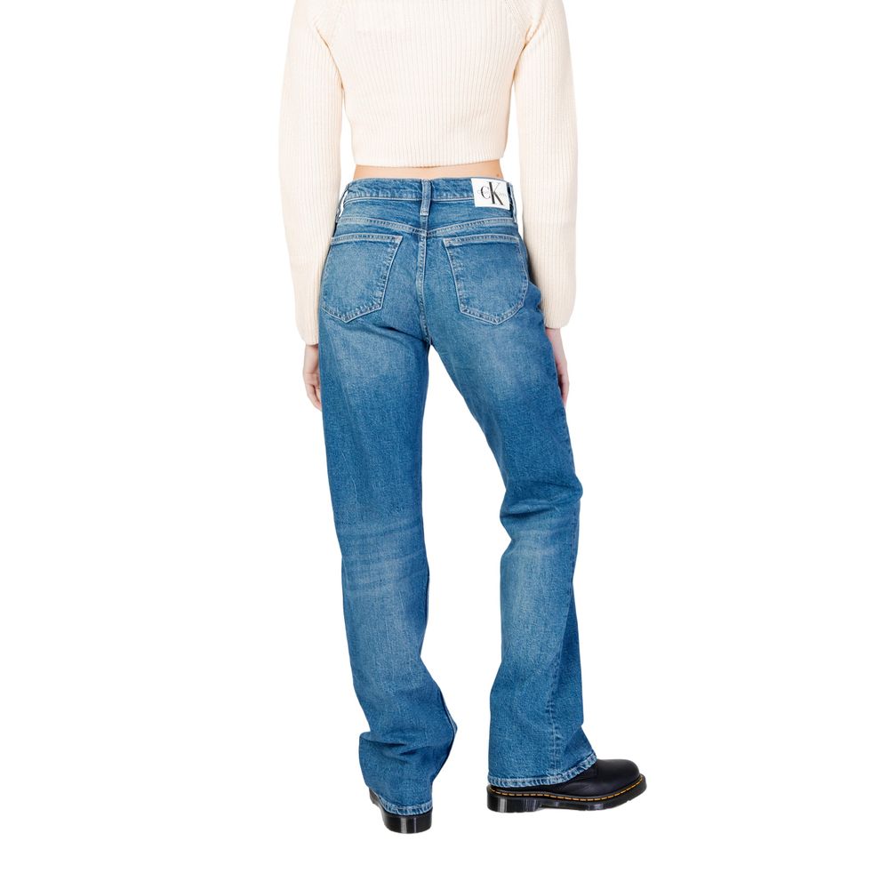 Calvin Klein Jeans Blue Cotton Mom Jean Calvin Klein Jeans