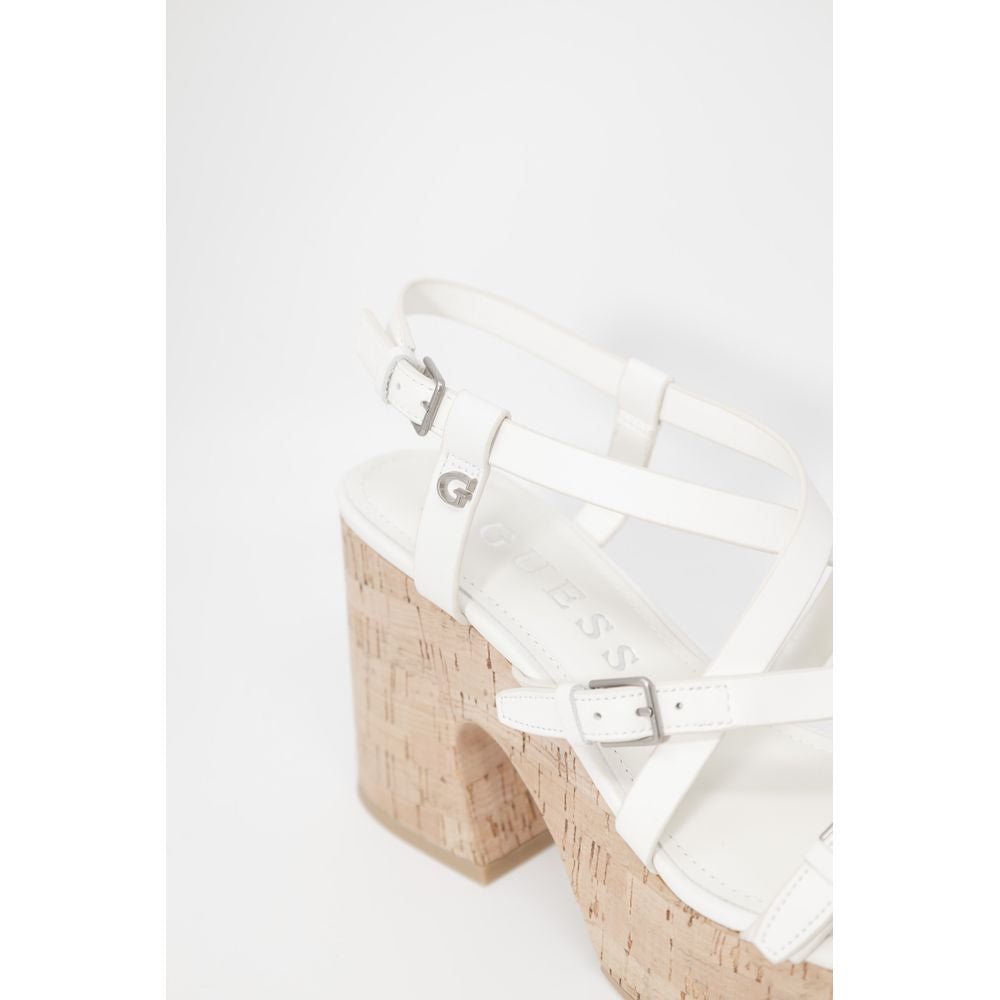 Guess Beige Leather High Heel Pumps Guess