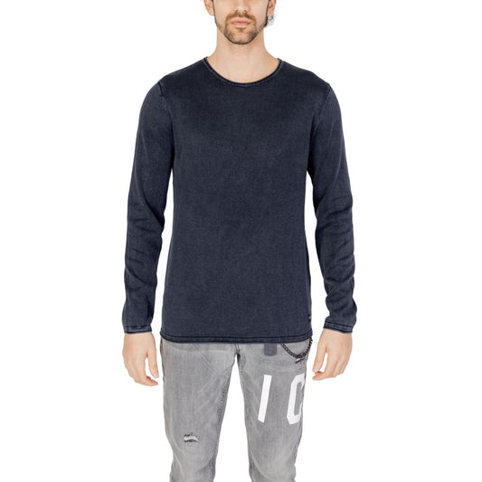 Jack Jones Blue Cotton Sweatshirt Jack Jones