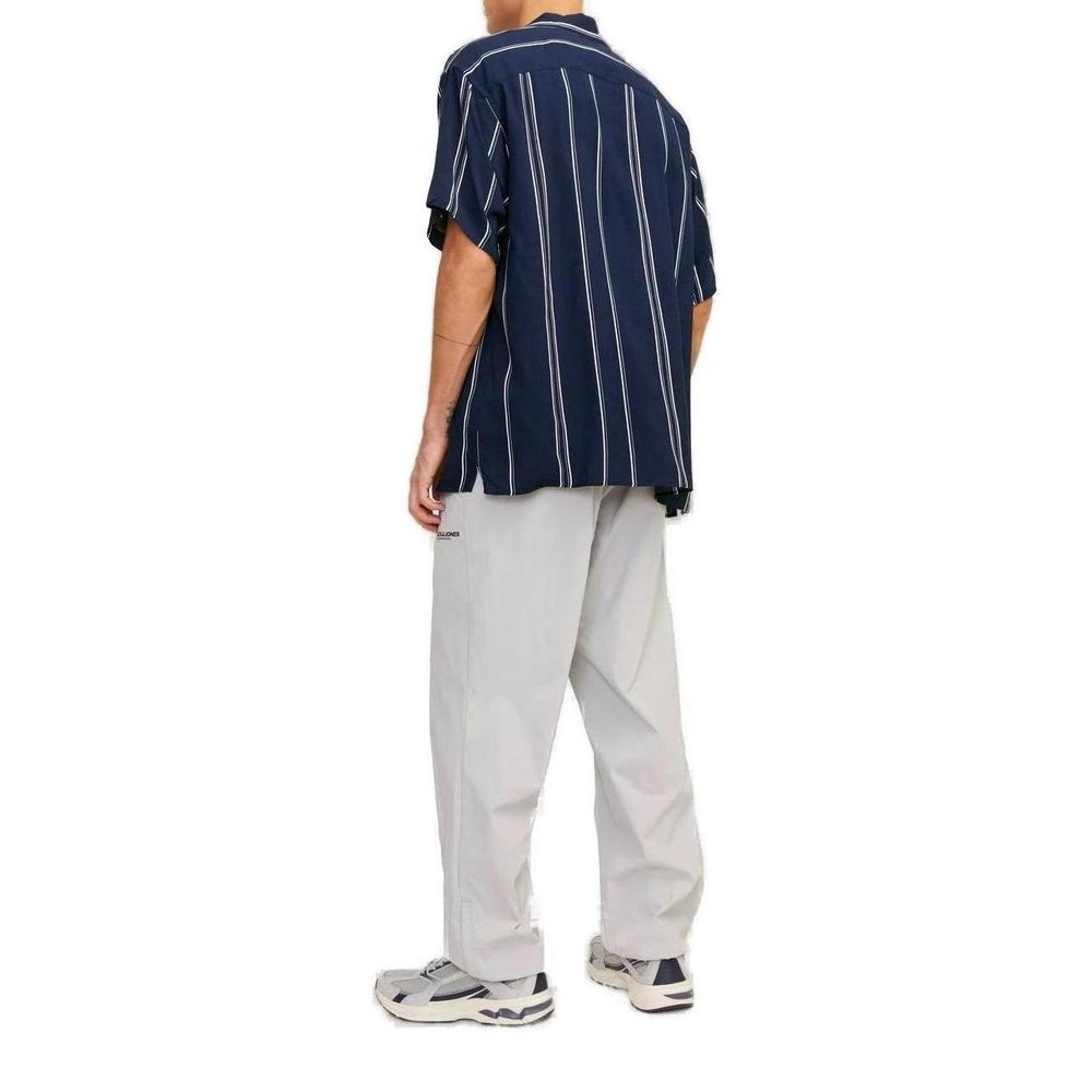 Jack Jones Blue Viscose Shortsleeve Jack Jones