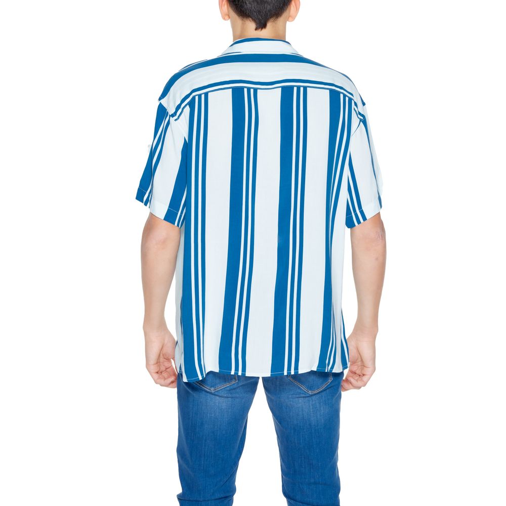 Jack Jones Blue Viscose Shortsleeve Jack Jones