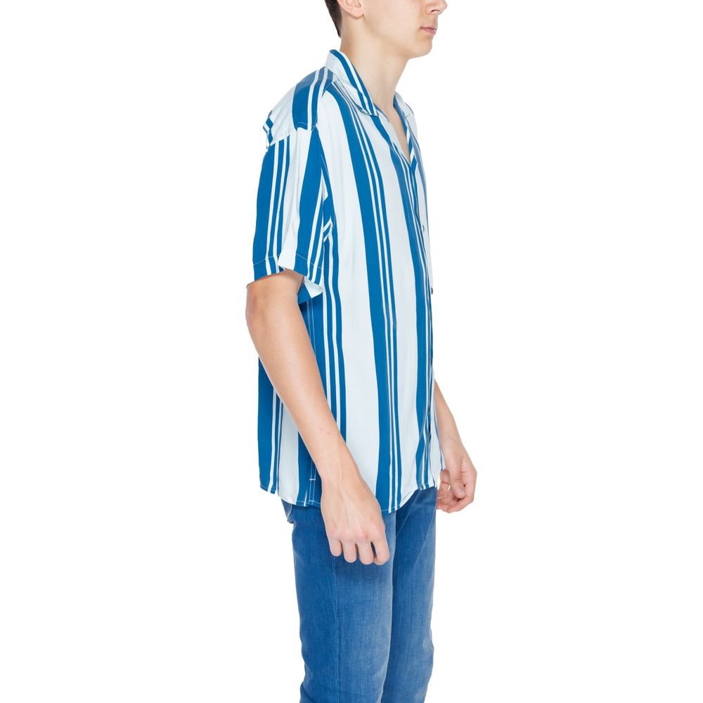 Jack Jones Blue Viscose Shortsleeve Jack Jones