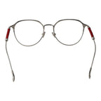 Red metal glasses frames by Tod's with sleek design, showcasing their modern and stylish eyewear for everyday wear.