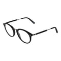 Black Tod's acetate glasses frames with sleek design and clear lenses, stylish eyewear for everyday wear.
