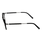 Black Tod's acetate glasses frames with sleek design and clear lenses, stylish eyewear for everyday wear.