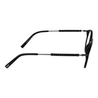 Black acetate glasses frames by Tod's with sleek, modern design and clear lenses, stylish eyewear for everyday wear.