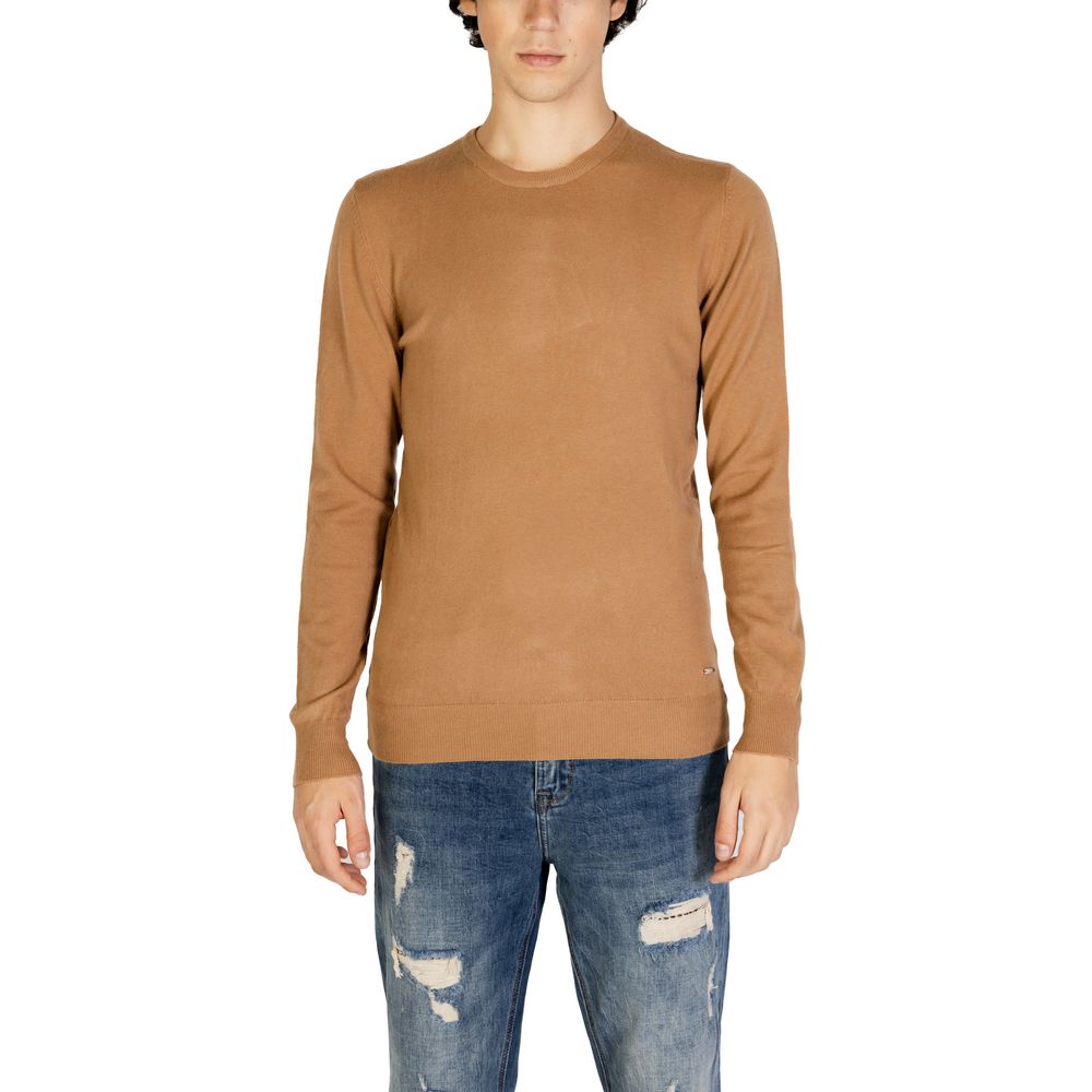 Gianni Lupo Brown Polyester Sweatshirt Gianni Lupo