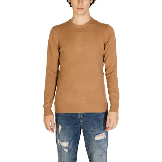 Gianni Lupo Brown Polyester Sweatshirt Gianni Lupo