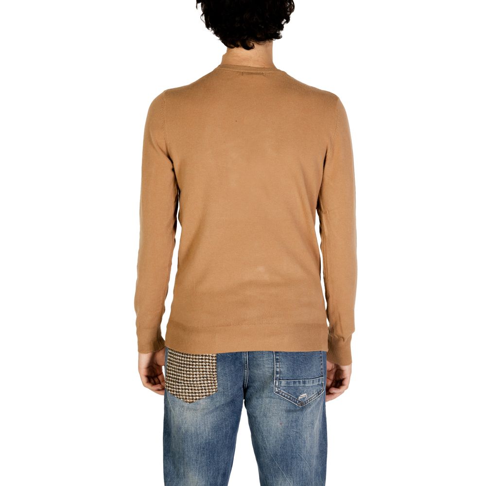 Gianni Lupo Brown Polyester Sweatshirt Gianni Lupo