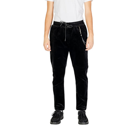 Gianni Lupo Black Cotton Pant Gianni Lupo
