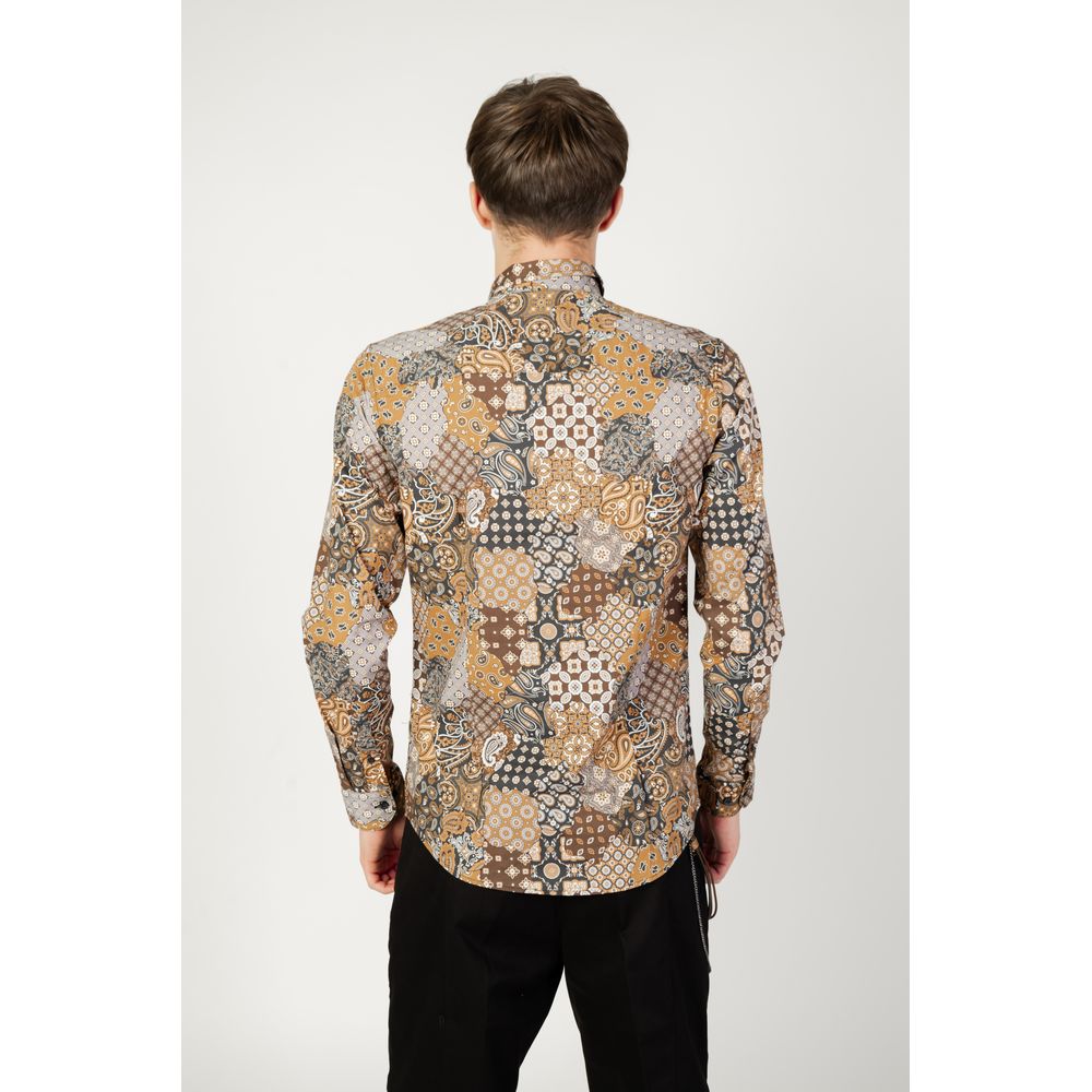 Gianni Lupo Beige Cotton Shirt Gianni Lupo