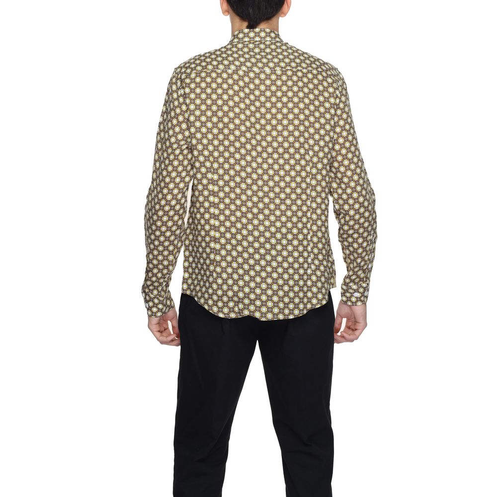 Gianni Lupo Beige Linen Shirt Gianni Lupo